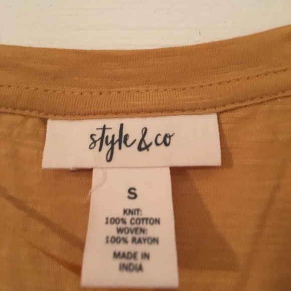 Mustard Colored Tank - Picture 2 of 4